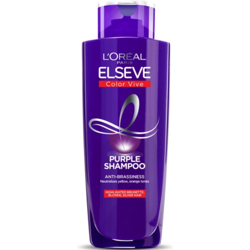 Тонувальний шампунь L'Oreal Paris Elseve Color Vive Purple для освітленого та мелірованого волосся, 200 мл